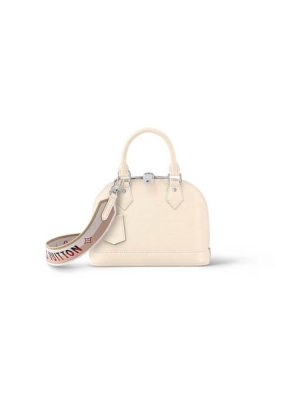Quartz White LV Alma BB Bag