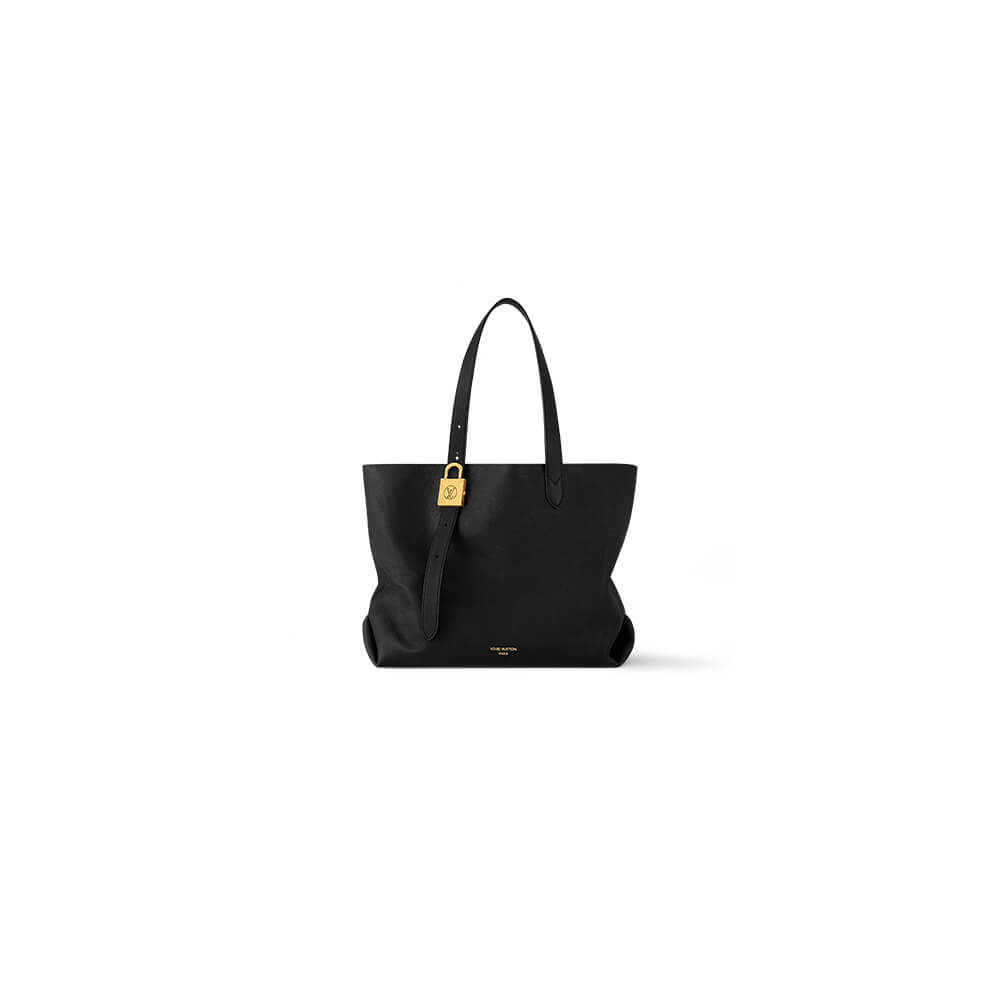 Black LV Low Key Cabas MM