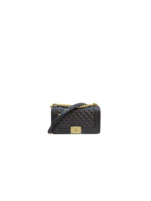 Blue BOY CHANEL Handbag (high-end grade)