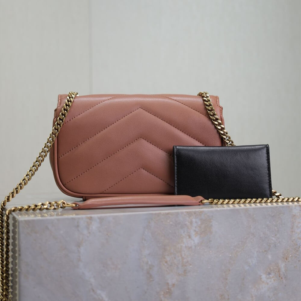 Hortensia YSL LOULOU MINI in lambskin - Image 4